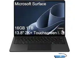 Microsoft - Surface Laptop - 13.8" 2K Touchscreen - Snapdragon X Plus 2024 - 16GB Memory - 1TB Storage (7th Ed) - Copilot+ PC - Black