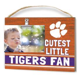 Jardine - Clemson Tigers 8'' x 10'' Cutest Little Team Logo Clip Photo Frame - Orange