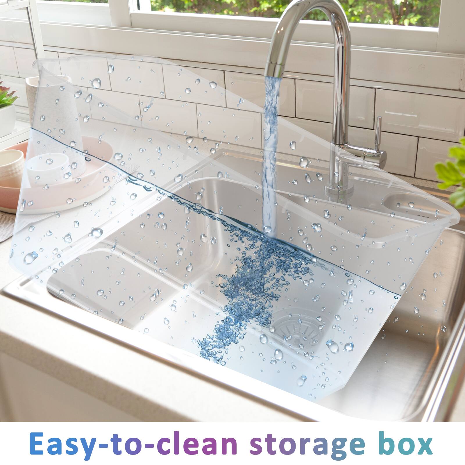 Easy-to-clean storage box