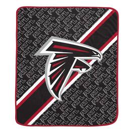 Pegasus - Atlanta Falcons 60" x 70" Diagonal Lined Wordmark Ultra Soft Blanket - Multicolor