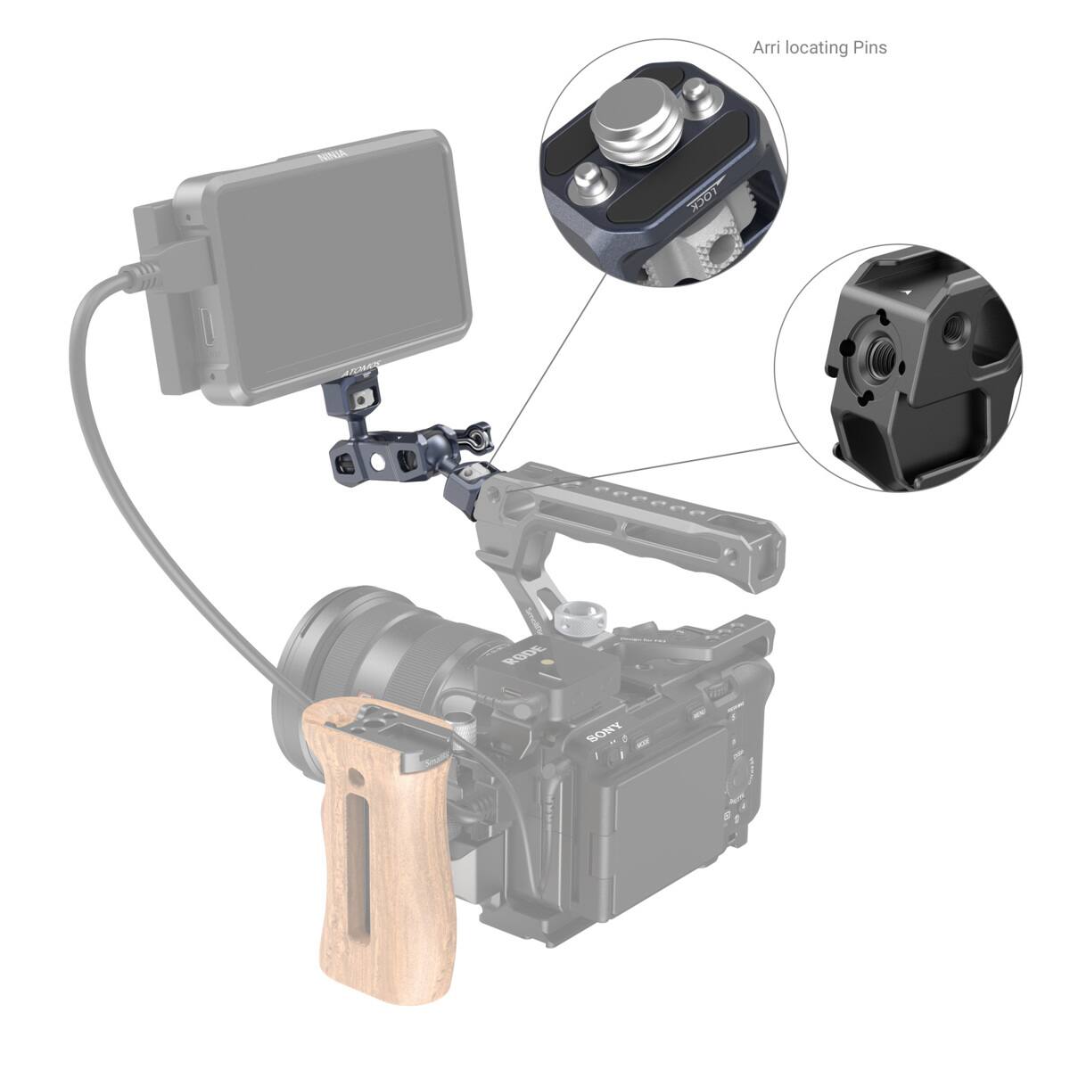 Arri locating Pins BRGIA TOCK A 0ceeee Sevlla RODE S SONY