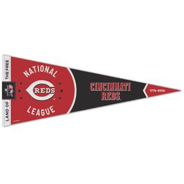 WinCraft - Cincinnati Reds 12" x 30" America 250 Premium Pennant - Multicolor