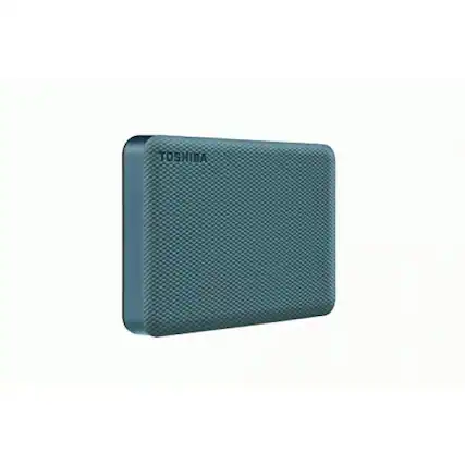 Front. Toshiba - Toshiba-IMSourcing Canvio Advance HDTCA40XG3CA 4 TB Portable Hard Drive - External - Green - USB 3.0, USB 2.0 - Green.