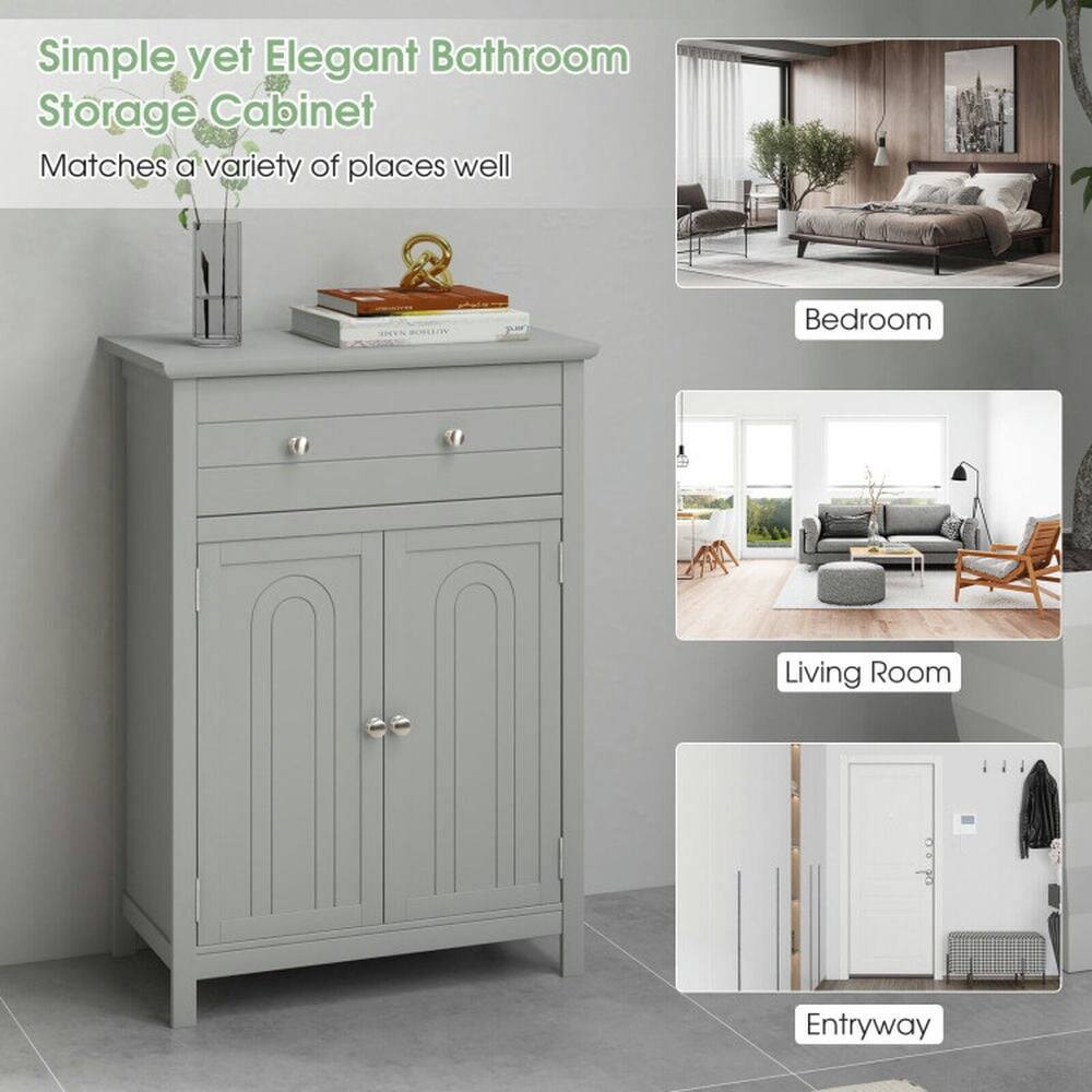 Simple yet Elegant Bathroom Storage Cabinet  
Matches a variety of places well  

- Bedroom  
- Living Room  
- Entryway