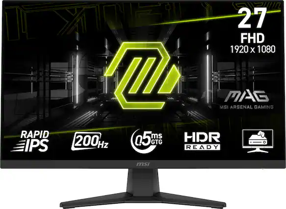 RAPID IPS 27 FHD 1920 X 1080 MSI ARSENAL GAMING HDR 200 Hz 5 GTG READY MSI