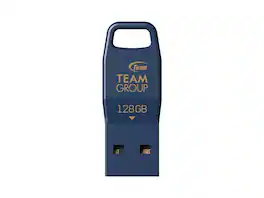 Team Group - TEAM S5 128GB USB 3.2 Gen1 Flash Drive, Type-A interfaces, Speed Up to 140MB/s(TS53128GL01) - Blue