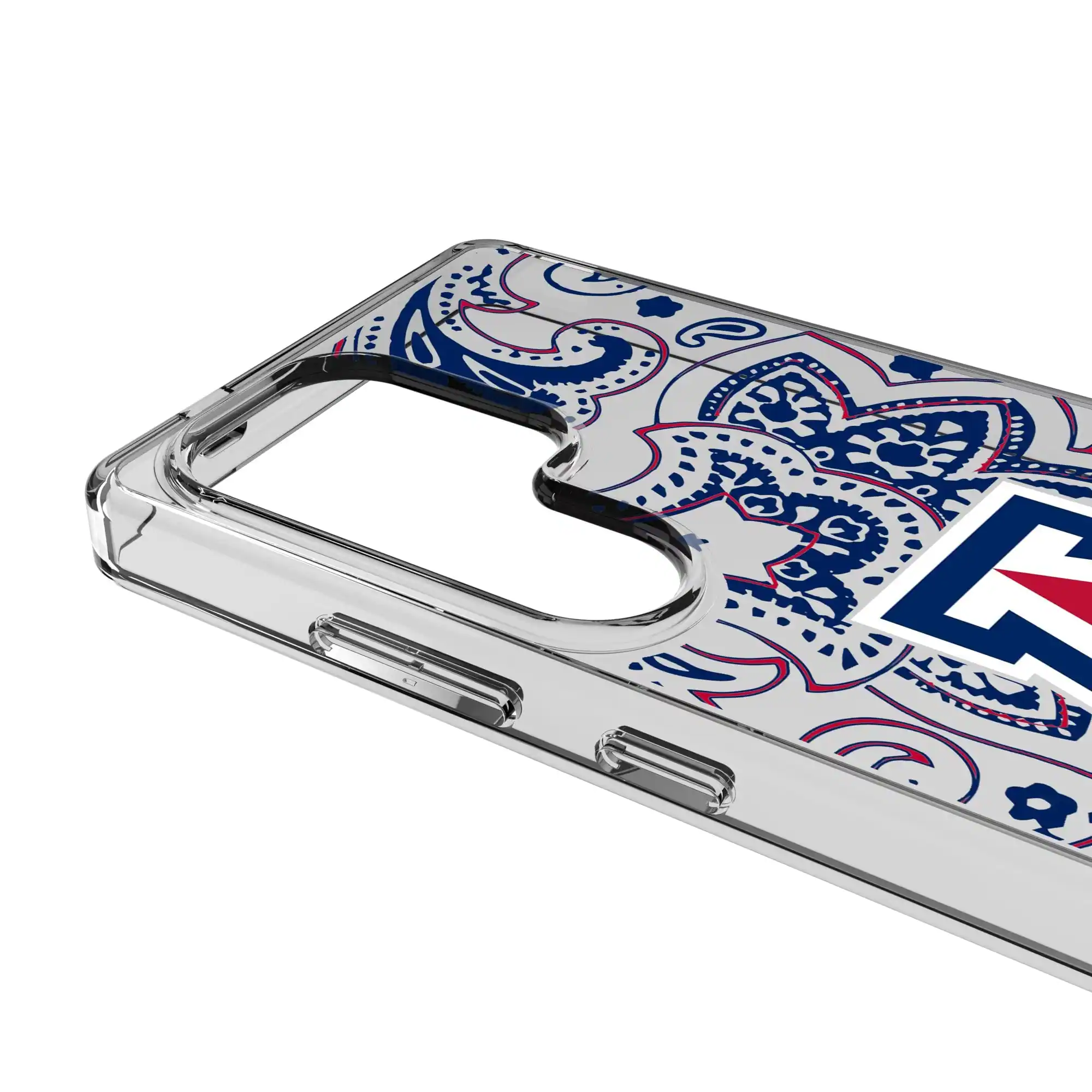 Alt View 2. Keyscaper - Arizona Wildcats Paisley Galaxy Clear Case - S24 - Multicolor.