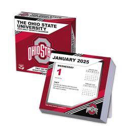 Turner Sports - Ohio State Buckeyes 2025 Boxed Desk Calendar - Multicolor