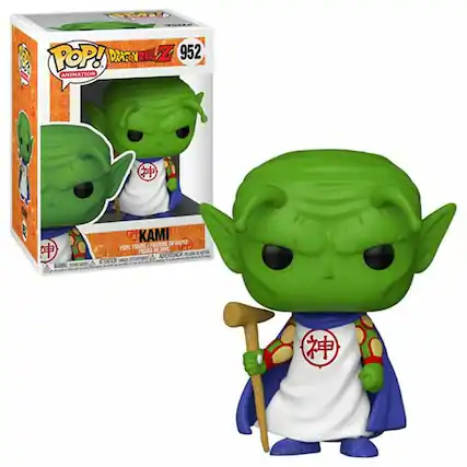 POP! DRAGON BALL Z 952
ANIMATION
KAMI
ATTENTION:
WARNING: CHOKING HAZARD - Small parts. Not for children under 3 years.
ATTENTION:
AVERTISSEMENT: PELIGRO DE AHOGO - Piezas pequeñas. No es adecuado para niños menores de 3 años.