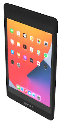 Front. iPort - CONNECT - CASE FOR APPLE IPAD 10.2" (9th Gen) (Each) - Black.