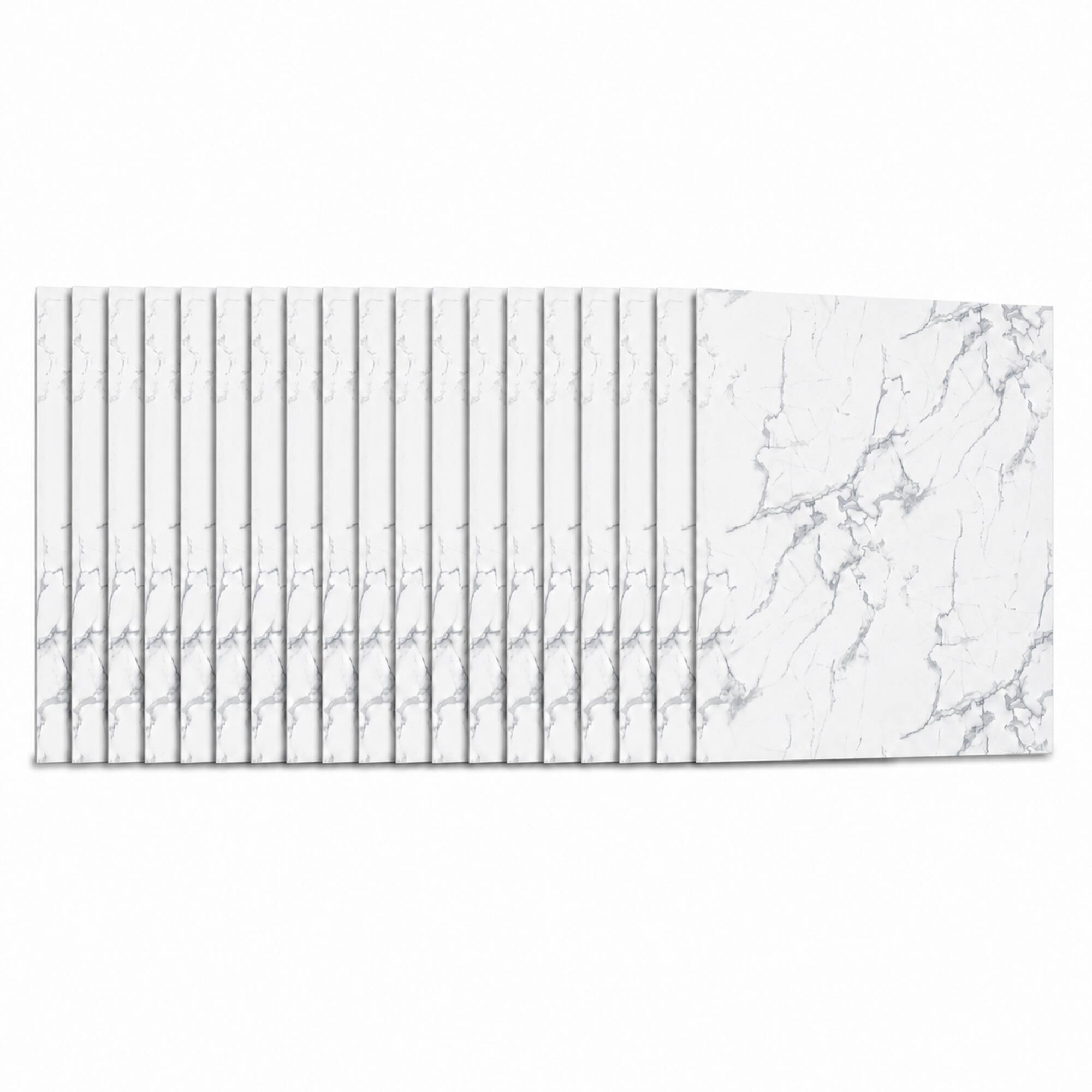 Front. Boyel Living - 1-Pack 24-in x 24-in Natural Peel and Stick PVC Wall Panel - Natural.