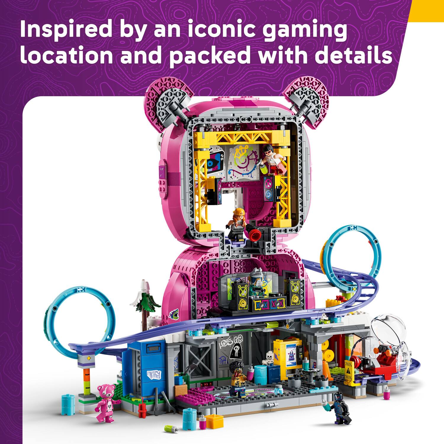 Inspired by an iconic gaming location and packed with details