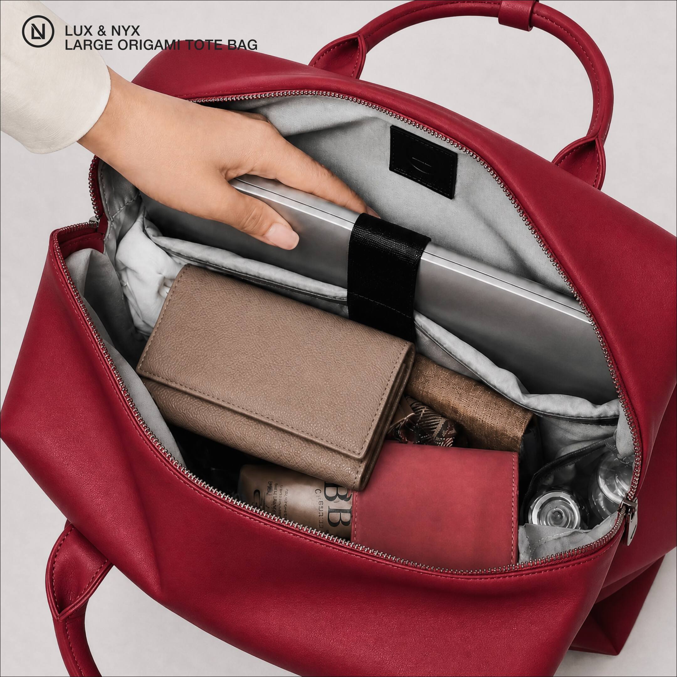 LUX & NYX LARGE ORIGAMI TOTE BAG