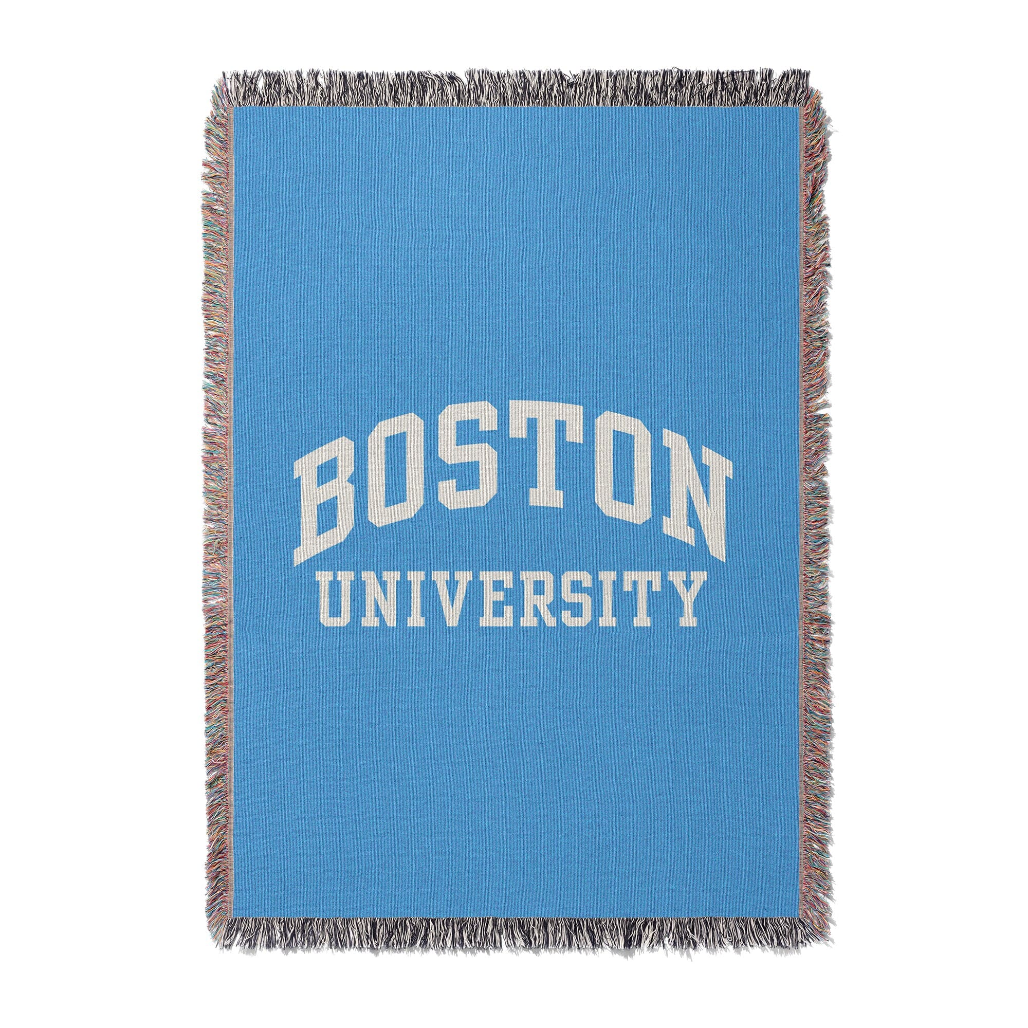 Chad & Jake - Boston University Woven Blanket - Blue