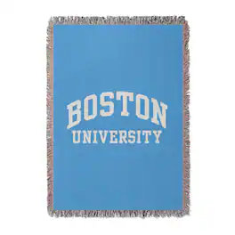 Chad & Jake - Boston University Woven Blanket - Blue