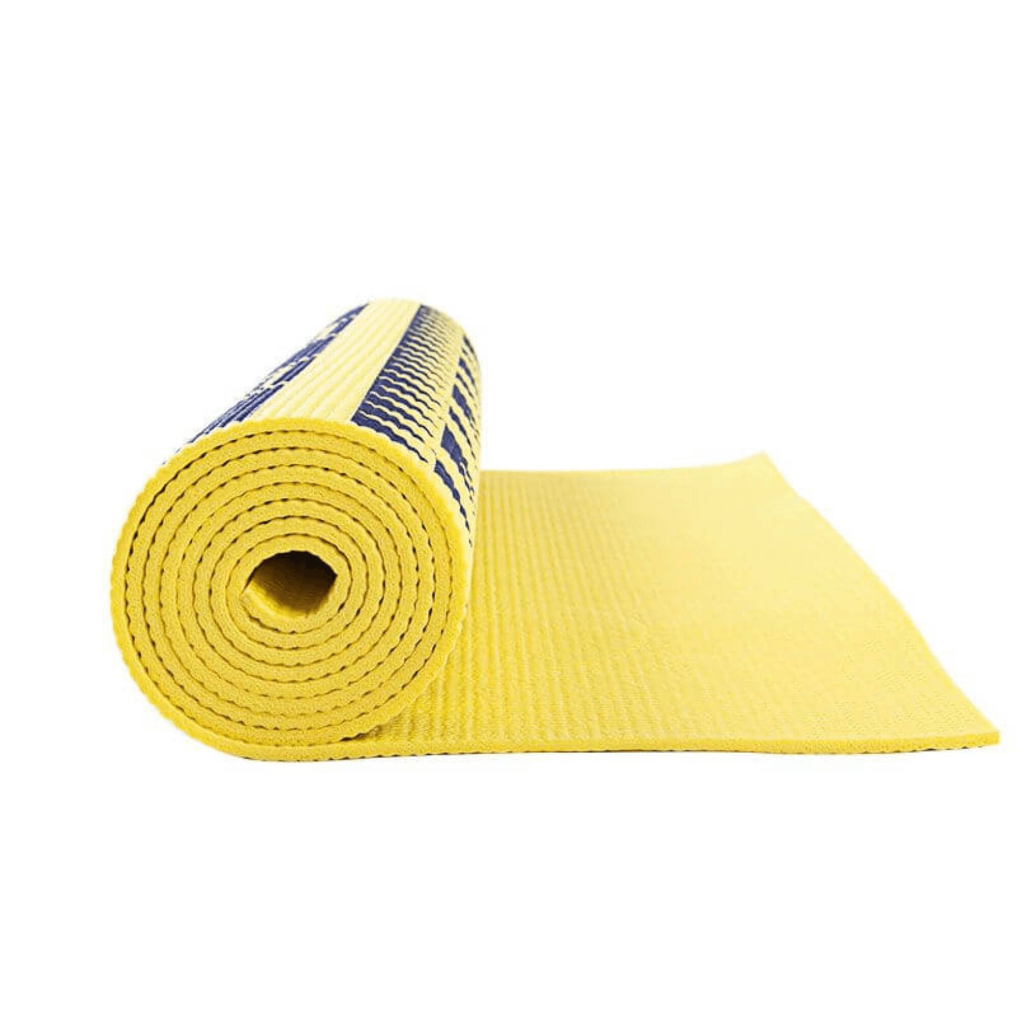 Alt View 1. Maji Sports - Printed PVC Yoga Mat - Yellow.