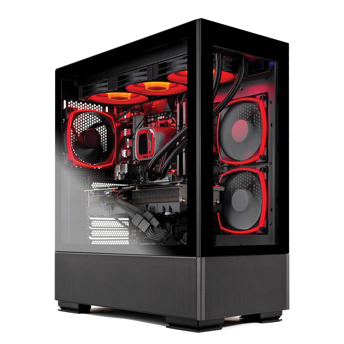 Skytech Gaming - Skytech AZURE2 - AMD Ryzen 7 7800X3D, NVIDIA GeForce RTX 5070, 32GB 6000 MHz DDR5 RAM, 750W GOLD PSU - Black