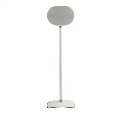 Front. Sanus - Fixed Height Speaker Stand for Sonos Era 300 - Single - White.