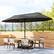 Alt View 1. Outsunny - Patio Umbrella 15' Steel Rectangular Outdoor Double Sided Market with base - Dark Grey/Charcoal grey.