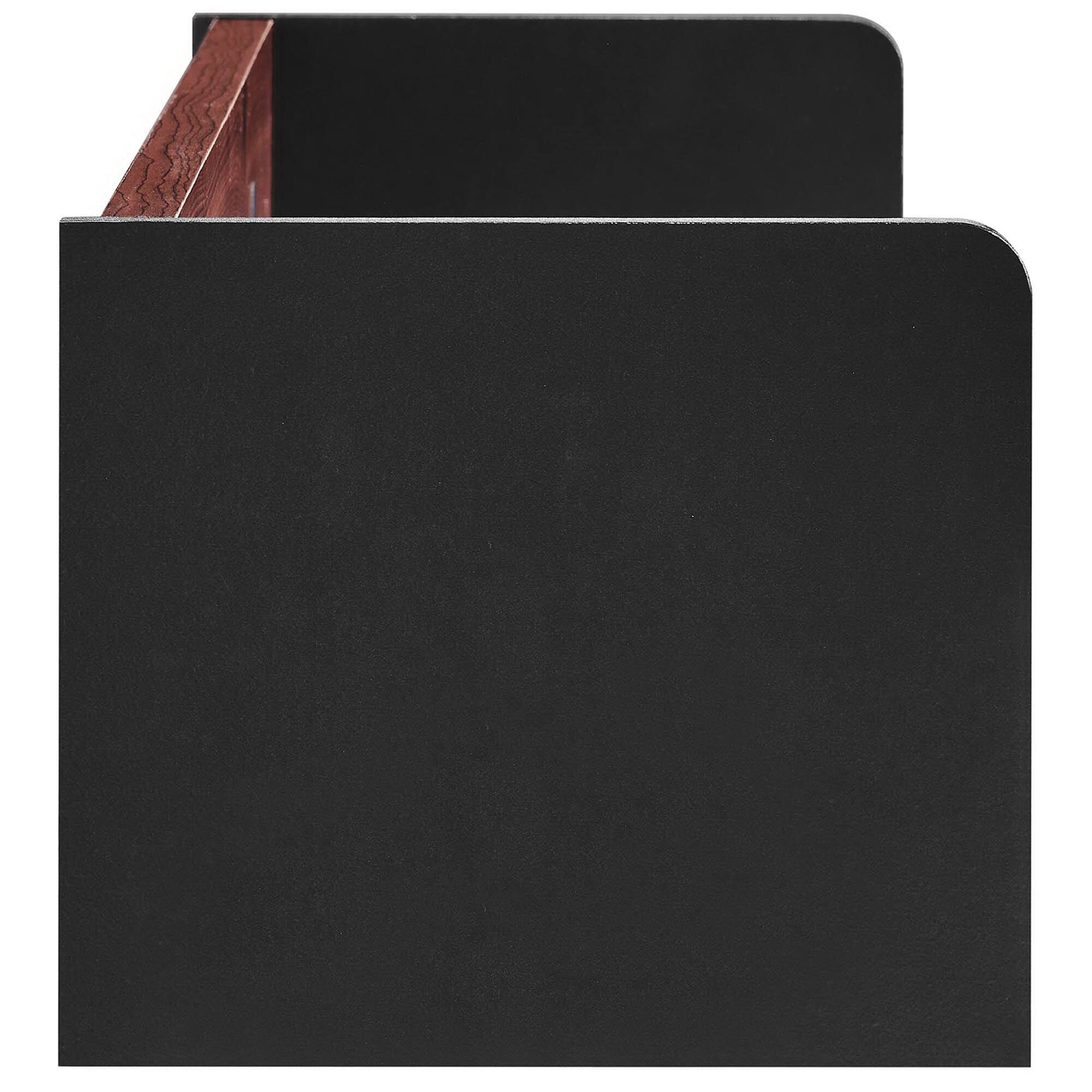 Alt View 2. Modway - Kinetic Wall-Mount Shelf by Modway - Black Cherry.