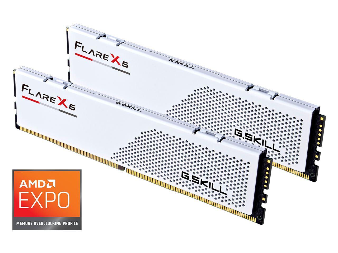 G.SKILL - Flare X5 64GB (2 x 32GB) 288-Pin PC RAM DDR5 6000 (PC5 48000) Desktop Memory Model F5-6000J2836G32GX2-FX5W - White price history on PriceWatchPro