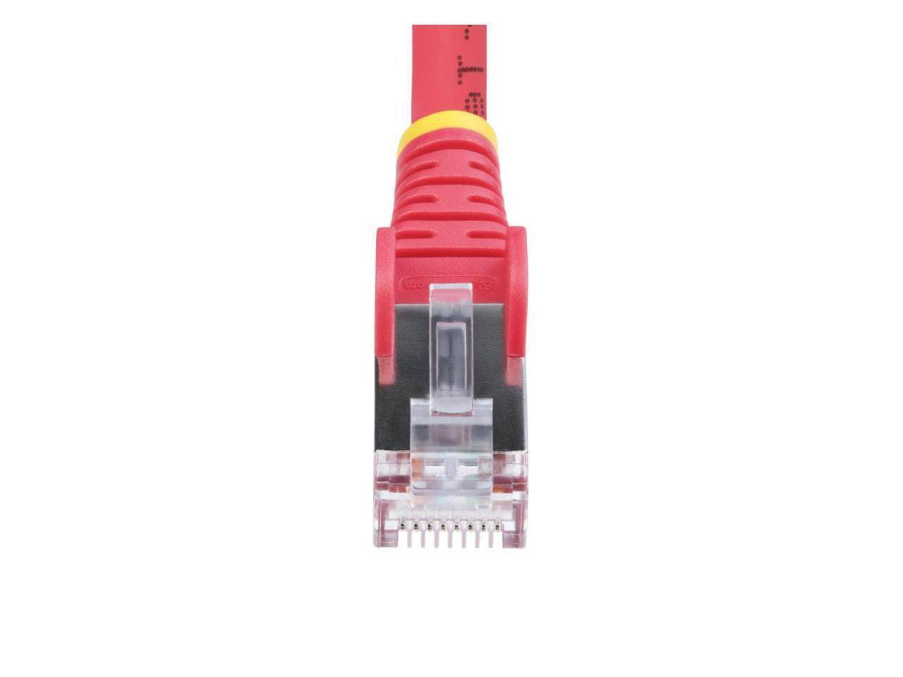 Alt View 3. StarTech.com - StarTech 1ft Red CAT6a Ethernet Cable Model NLRD-1F-CAT6A-PATCH.