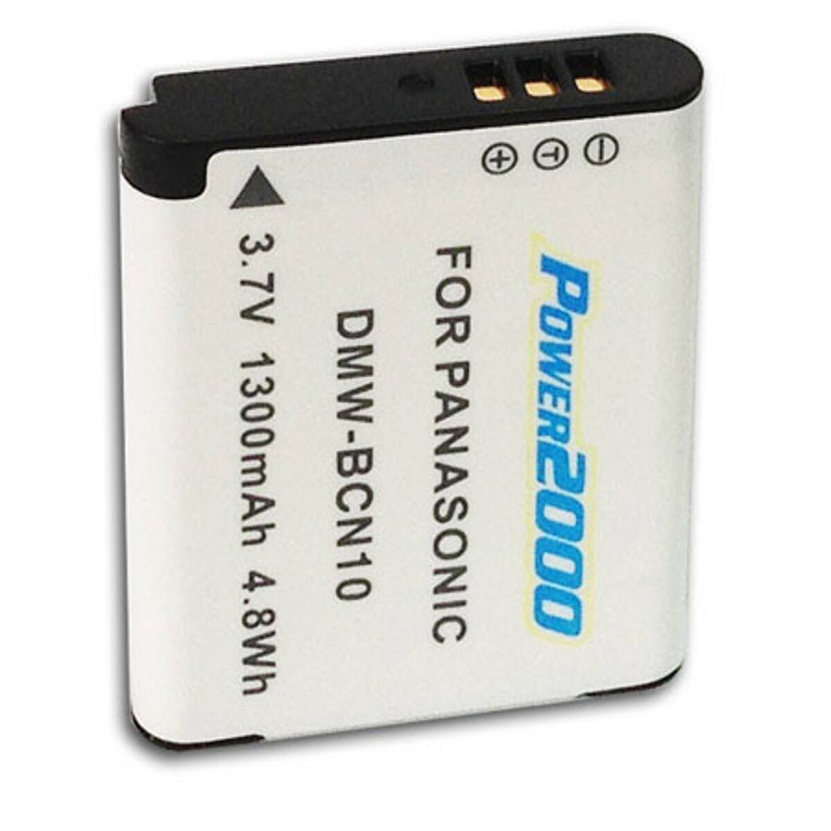 3.7V 1300mAh 4.8Wh  
DMW-BCN10  
FOR PANASONIC  
POWER2000