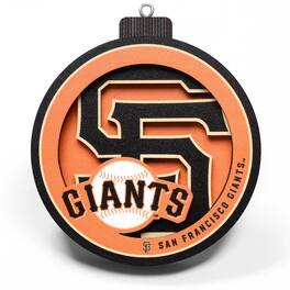 YouTheFan - San Francisco Giants 3D Logo Series Ornament - Multicolor