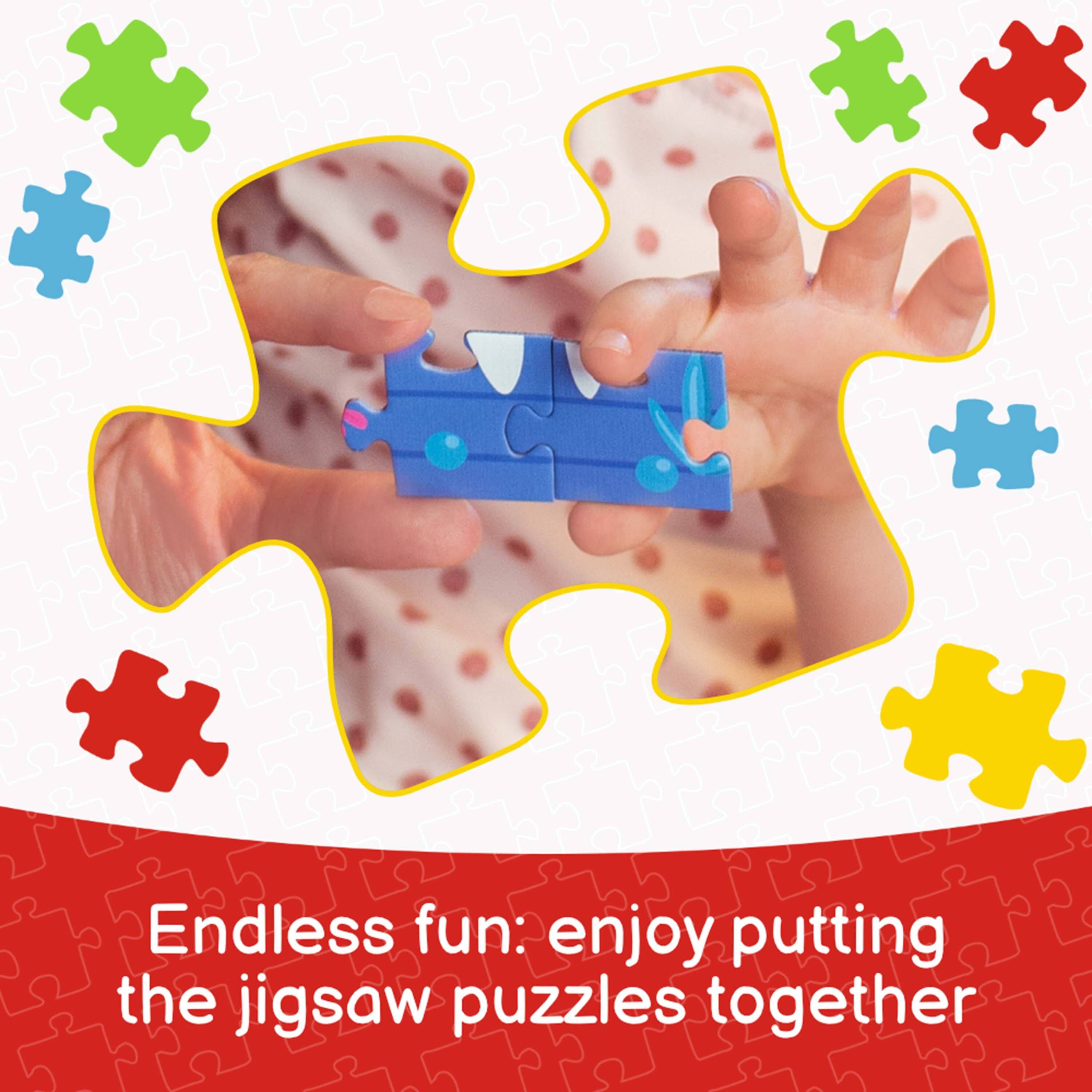 Endless fun: enjoy putting the jigsaw puzzles together