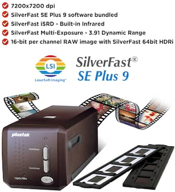 Plustek OpticFilm 8300i SE 35mm Film Scanner + SilverFast SE Plus Plustek OpticFilm 8300i SE 35mm Film Scanner + SilverFast SE Plus