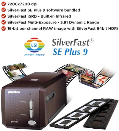 Plustek OpticFilm 8300i SE 35mm Film Scanner + SilverFast SE Plus Plustek OpticFilm 8300i SE 35mm Film Scanner + SilverFast SE Plus