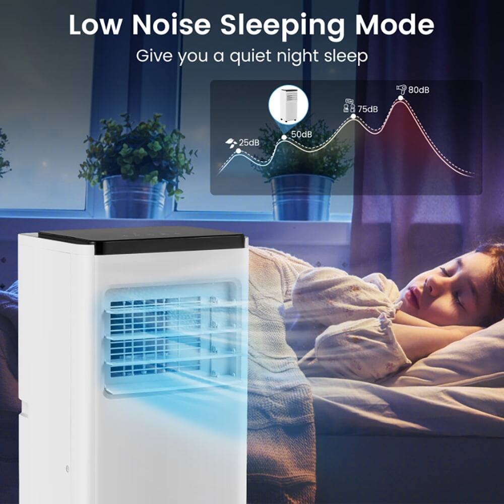 Low Noise Sleeping Mode  
Give you a quiet night sleep  

80dB  
75dB  
50dB  
25dB