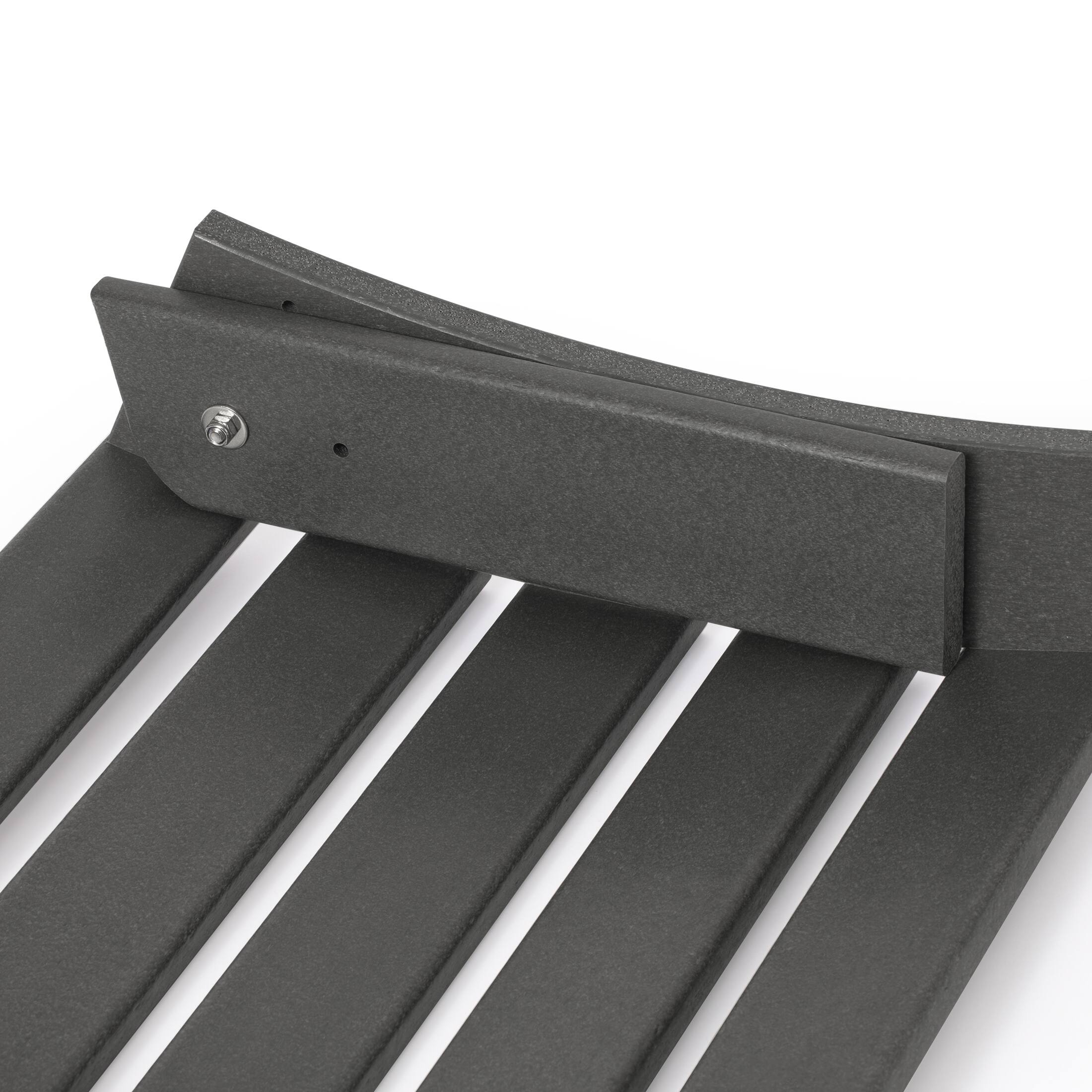 Alt View 6. WestinTrends - WestinTrends Malibu Outdoor folding ottoman for Adirondack chair - Gray.