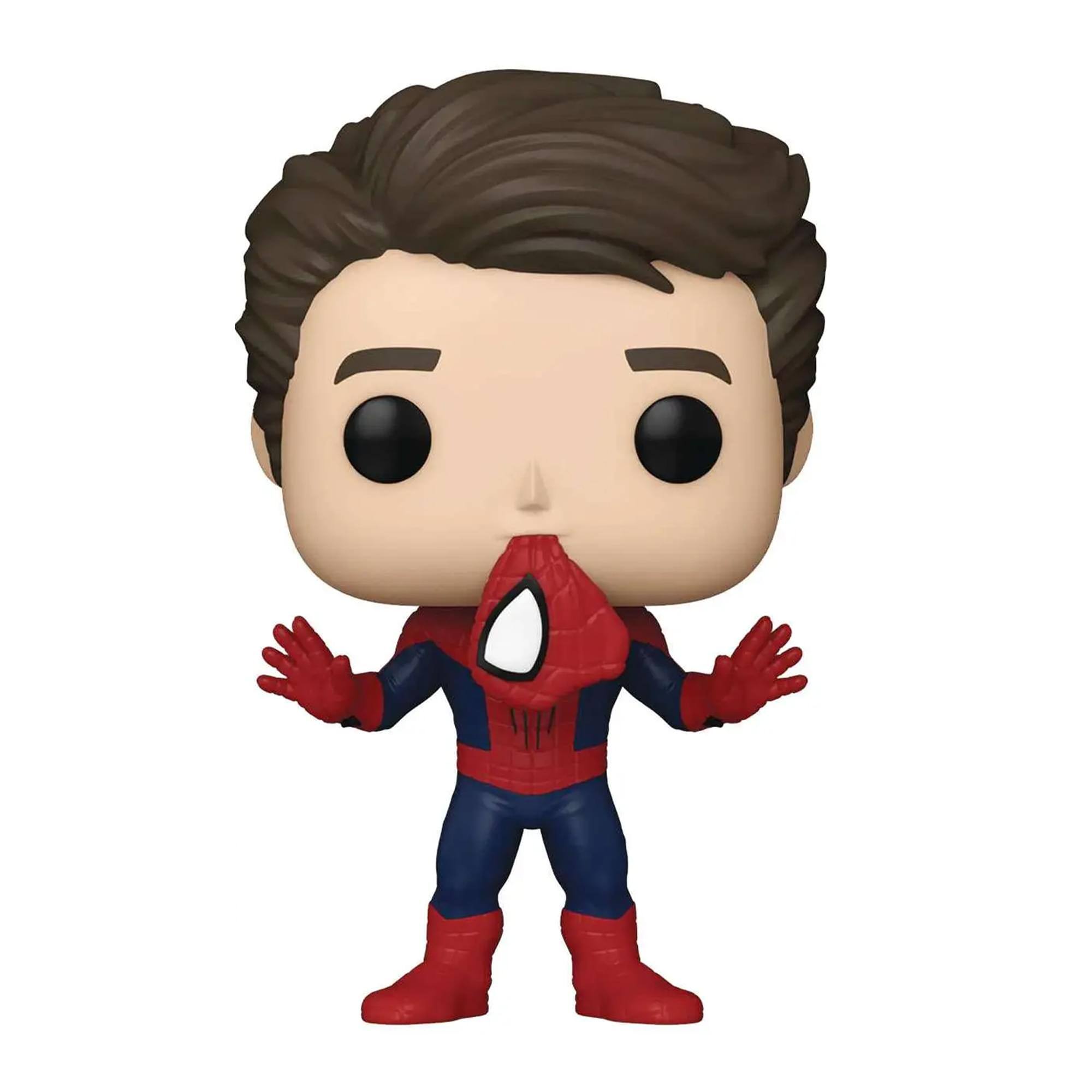 Alt View 10. Marvel - Marvel Spider-Man No Way Home Funko POP | Exclusive Spider-Man Unmasked - Red.