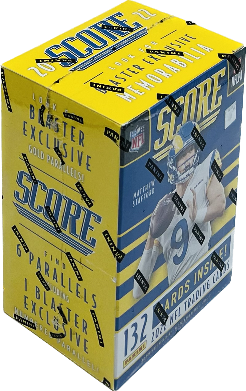 2022 Panini Score Football 6-Pack Blaster Box (Gold Parallels!)