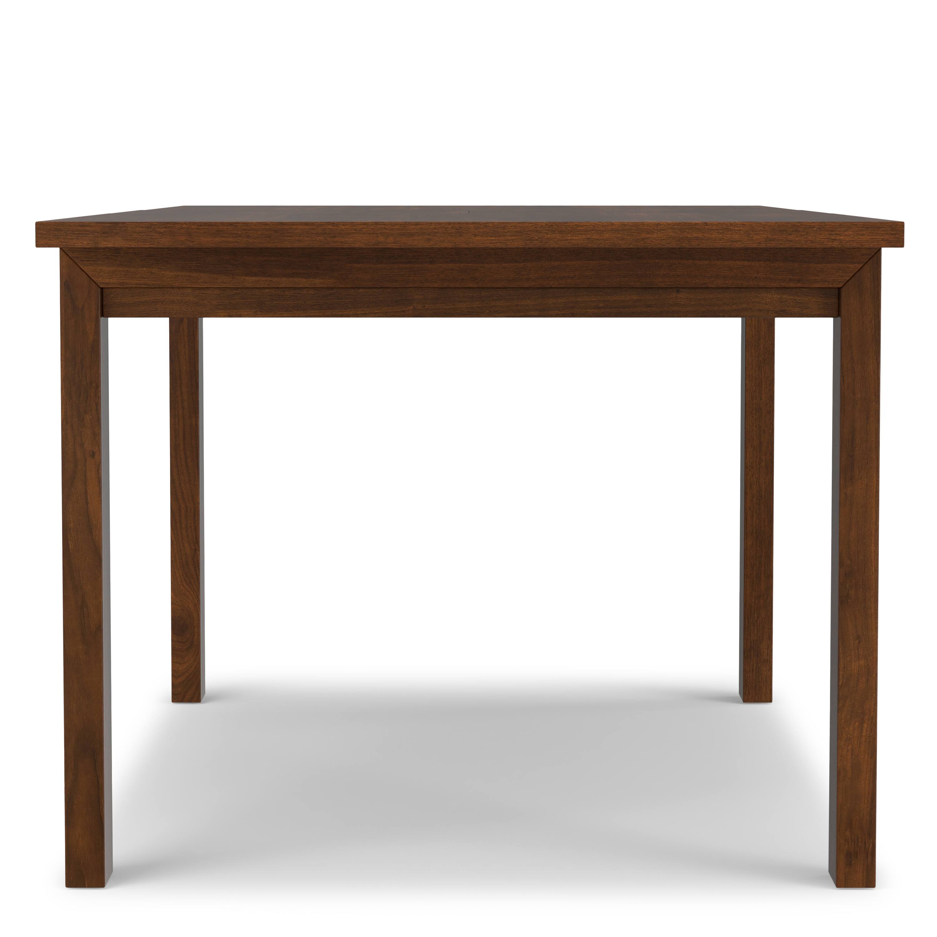 Alt View 1. Simpli Home - Wilson 60-76 inch x 36 inch Rectangle Transitional Extendable Dining Table in Walnut Veneer - Walnut Veneer.