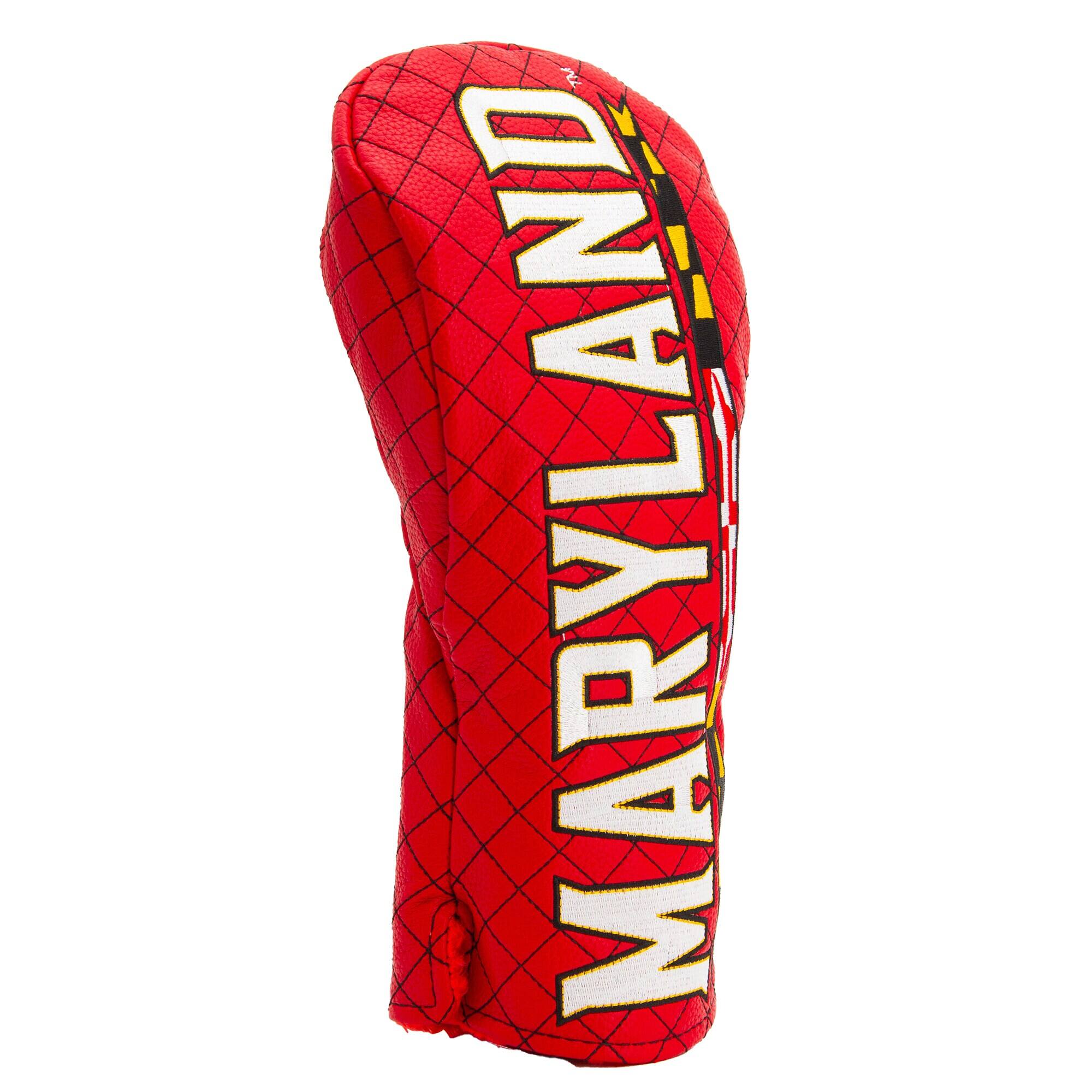 Alt View 2. Team Golf - Maryland Terrapins Quilted Driver Headcover - Multicolor.