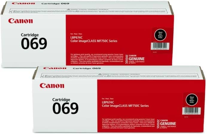 Canon - 069 Toner Cartridge 2 Pack - Black