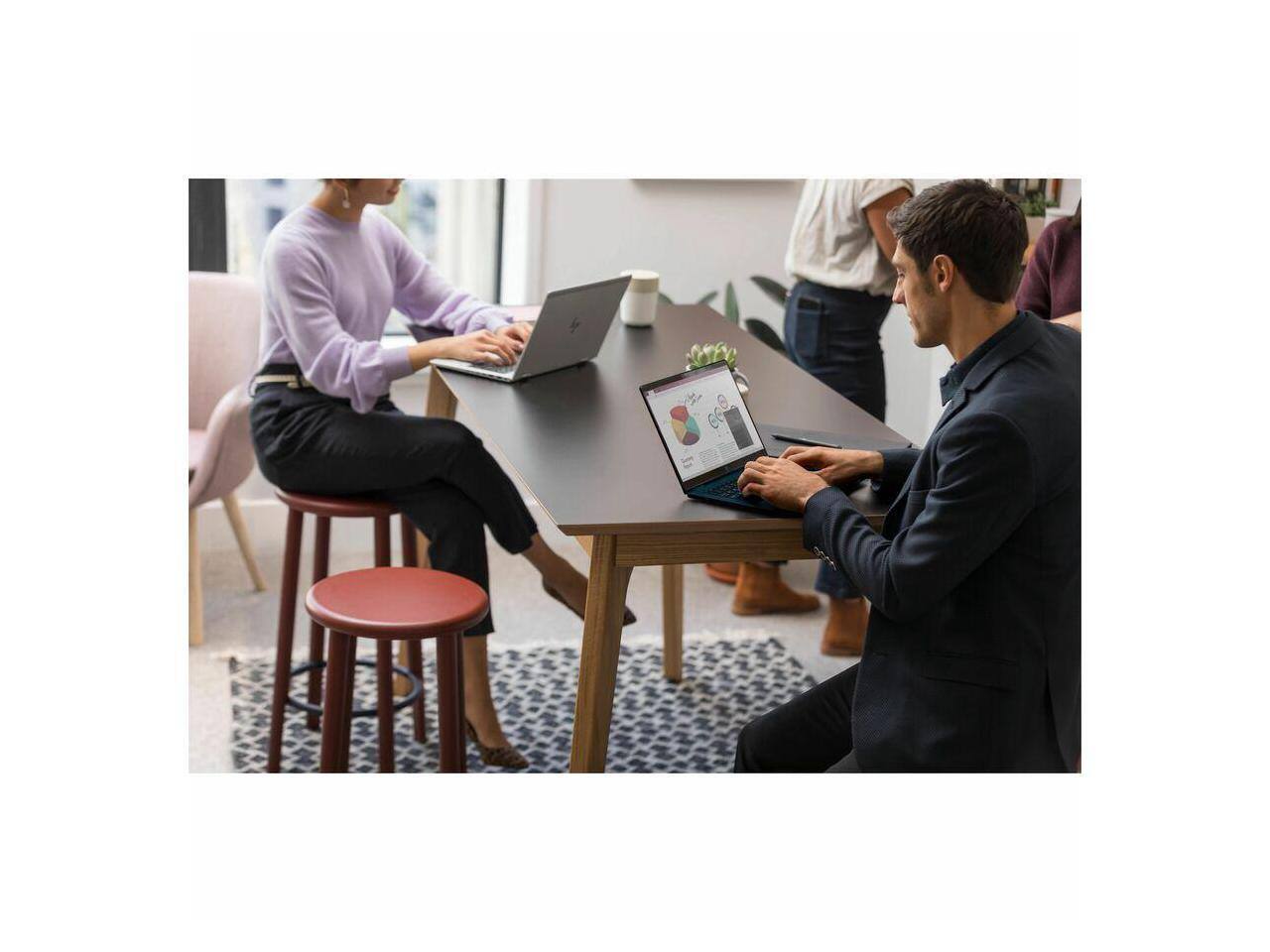 Alt View 2. HP - HP EliteBook Ultra G1q 14" Touchscreen - Snapdragon X Elite - 32GB - 1TB SSD - Windows 11 Pro - Space Gray.