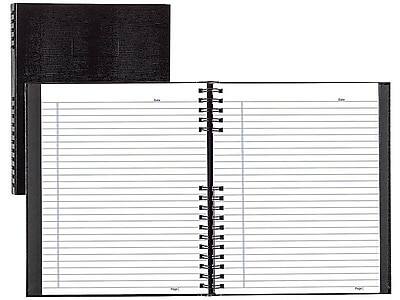 Alt View 1. Blueline - Blueline NotePro 1-Subject Professional Notebooks, 8.5" x 10.75", College Ruled, 150 Sheets, Black (A10300.BLK) - Black.