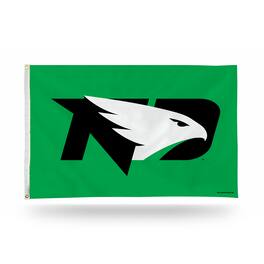 Rico Industries - North Dakota Fighting Hawks 3X5 Indoor Outdoor Banner Flag with grommets - Multi