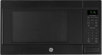 GE JVM3160DFBB 1.6 Cu. Ft. Over-the-Range Microwave Oven – Black, 1000W, With 2-Year Extended Warranty