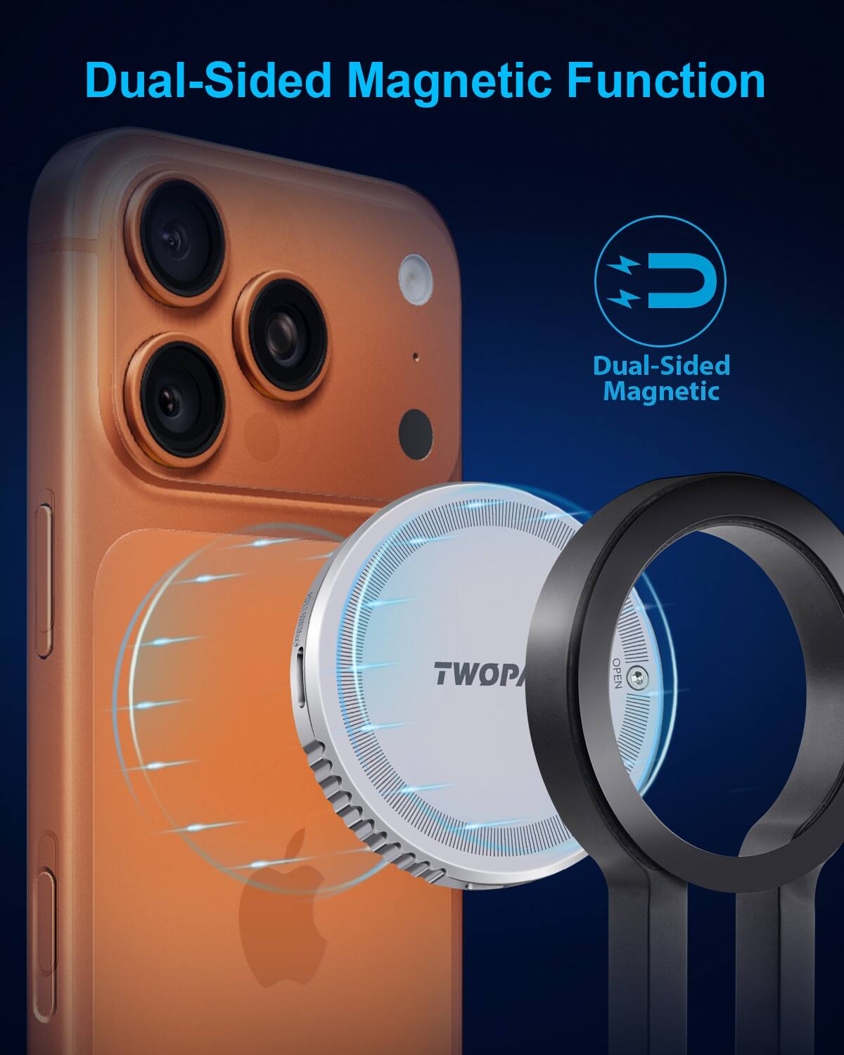 Dual-Sided Magnetic Function

Dual-Sided Magnetic

TWOPA