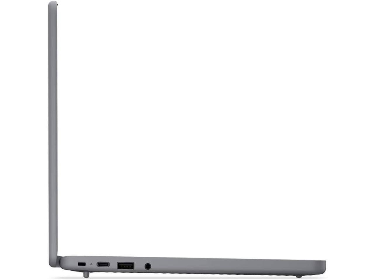 Alt View 2. Lenovo - Lenovo Chromebook 100e Gen 5 11.6" Touch, MediaTek Kompanio 540, 8GB RAM, 64GB, Luna Gray laptop - Luna Gray.