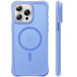 Ornarto - Magnetic for iPhone 15 Pro Case 6.1", Compatible with MagSafe | Slim Translucent Matte Cover - Sea Blue