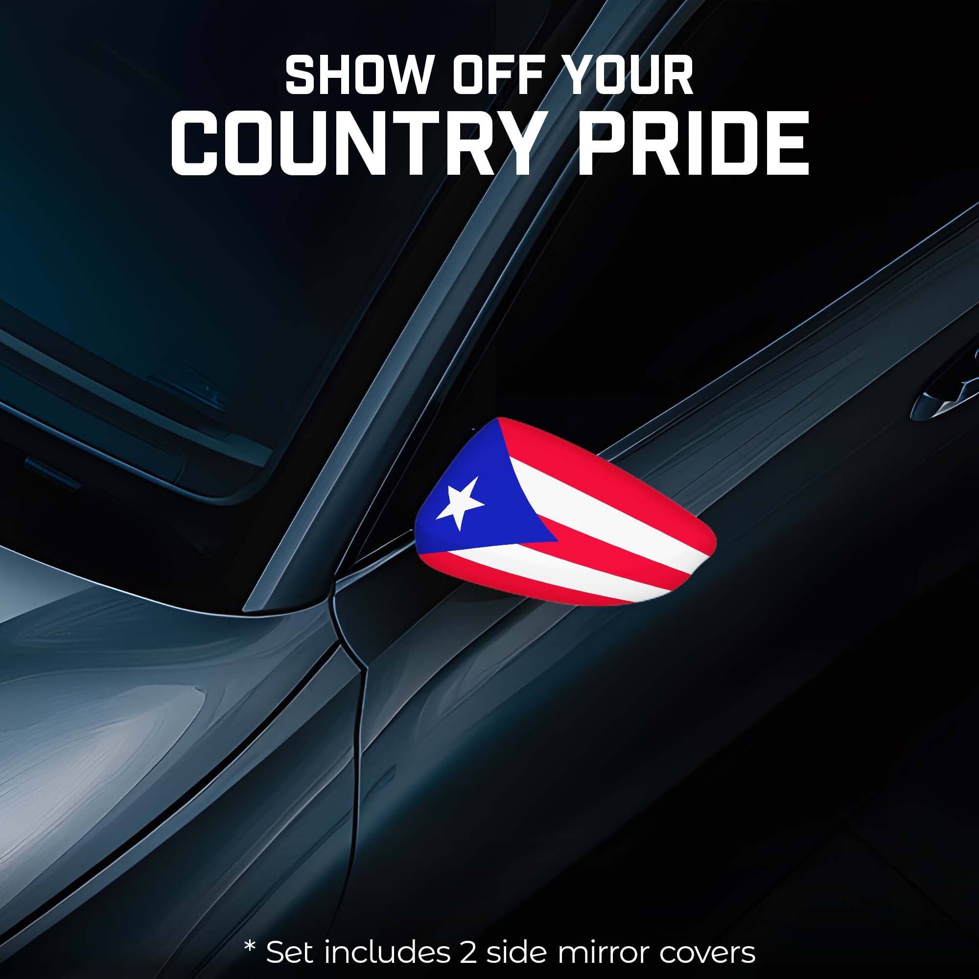 SHOW OFF YOUR COUNTRY PRIDE

* Set includes 2 side mirror covers
