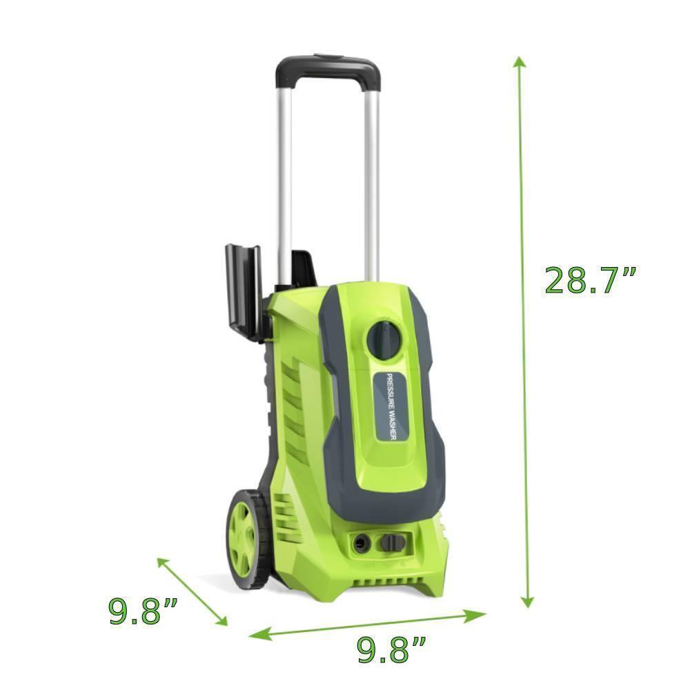 28.7" PRESSURE WASHER  
9.8" x 9.8"
