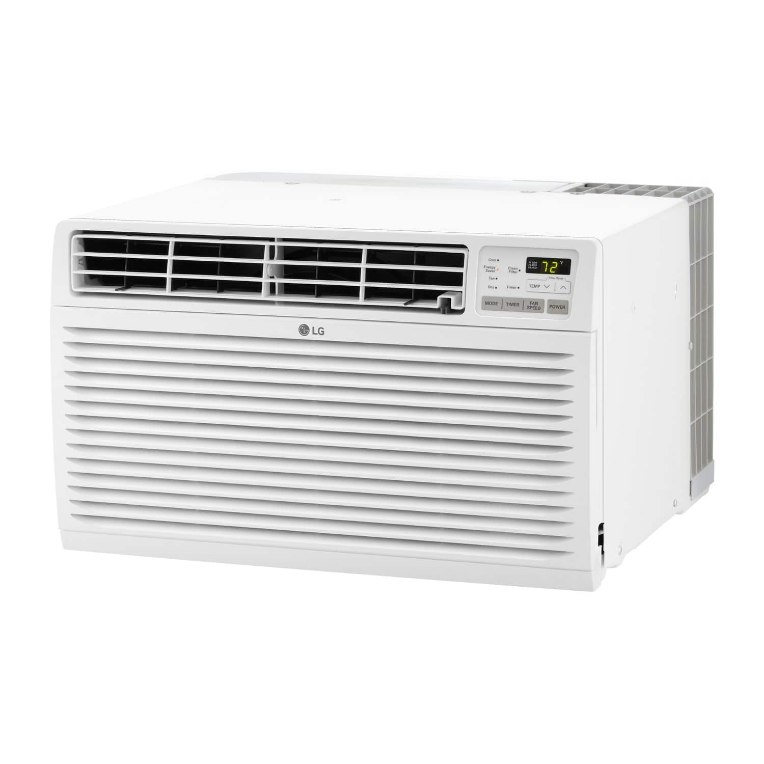 LG - 11,800 BTU Through the Wall Air Conditioner - White - Front_Zoom