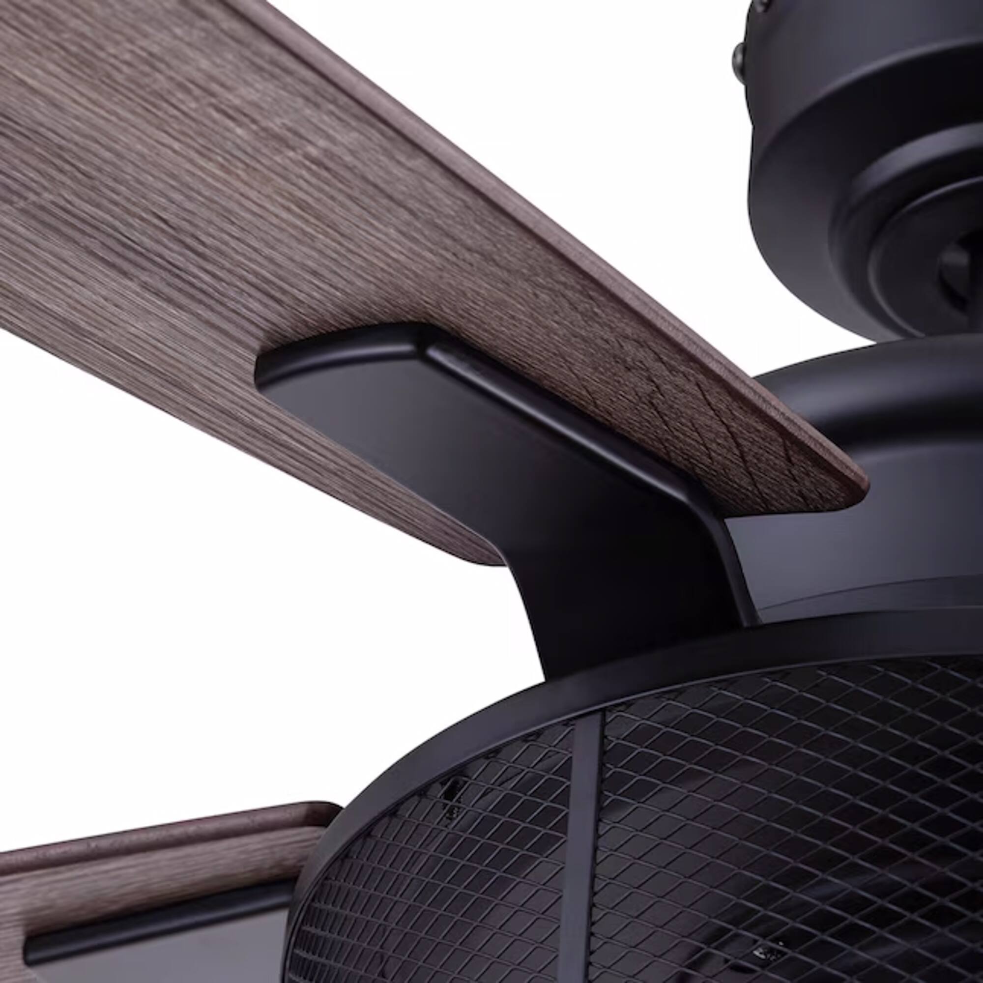 Alt View 8. Honeywell - Honeywell Carnegie Ceiling Fan, Quiet Motor and Remote Control, 52", Matte Black - Matte Black.