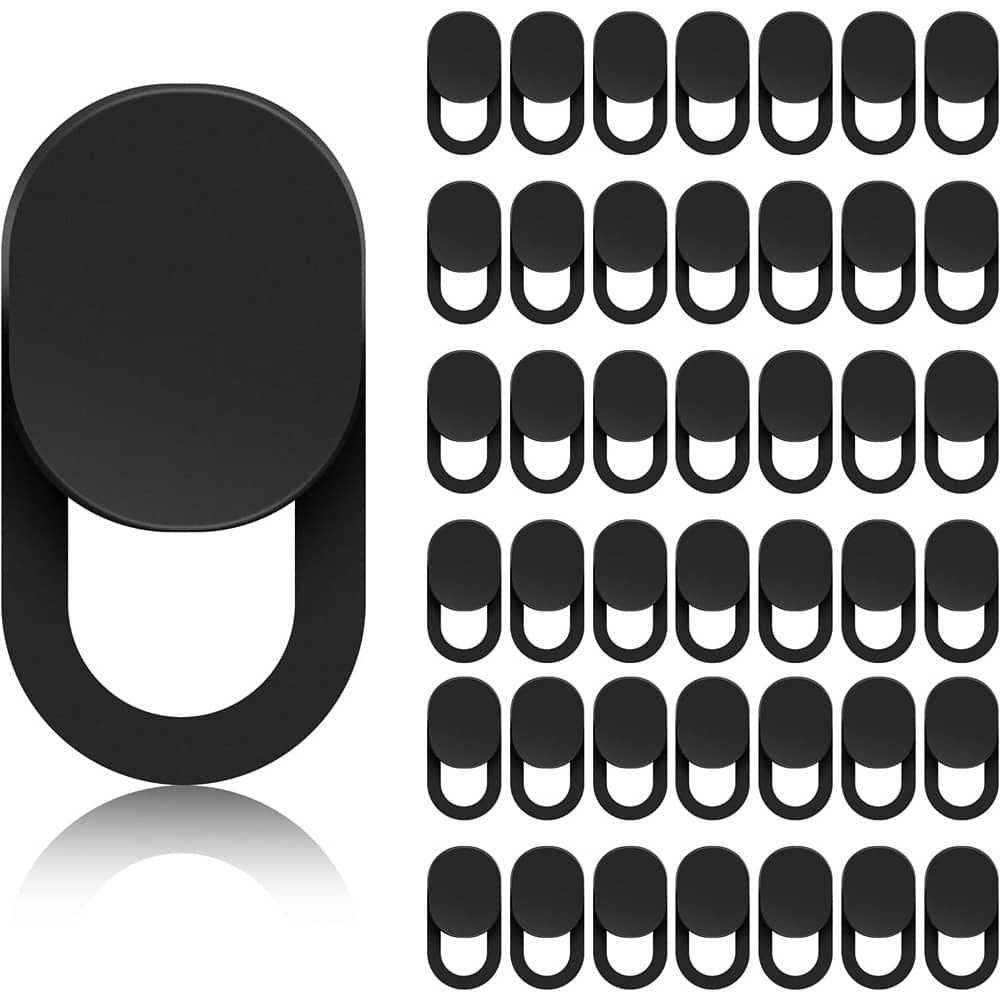 RTMB - Universal Webcam Cover Slides, Privacy Blockers – Black 50-Pack